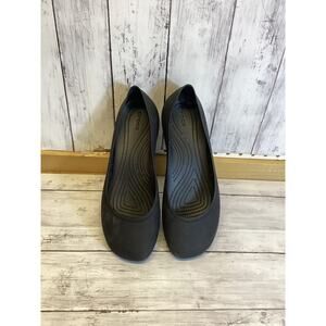 Crocs Women’s Brooklyn Flat Ballet Shoes Black W10